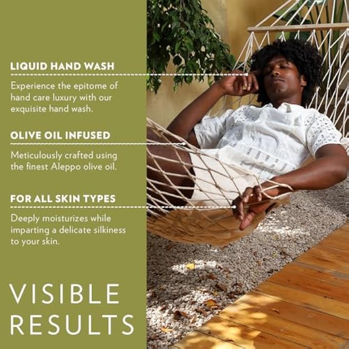 OLIVE MADE WITH NATURAL INGREDIENTS 100% PURE E OIL LIQUID HAND WASH 300ML - OUD - Image 4